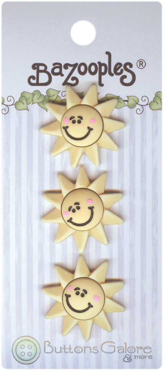 BaZooples Buttons Sun