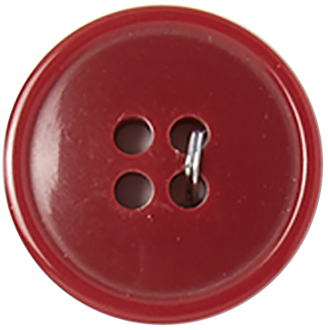 Slimline Buttons Series 1 Red 4-Hole 3/4" 3/Pkg