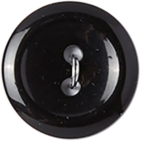 Slimline Buttons Series 1 Black 2-Hole 3/4" 5/Pkg