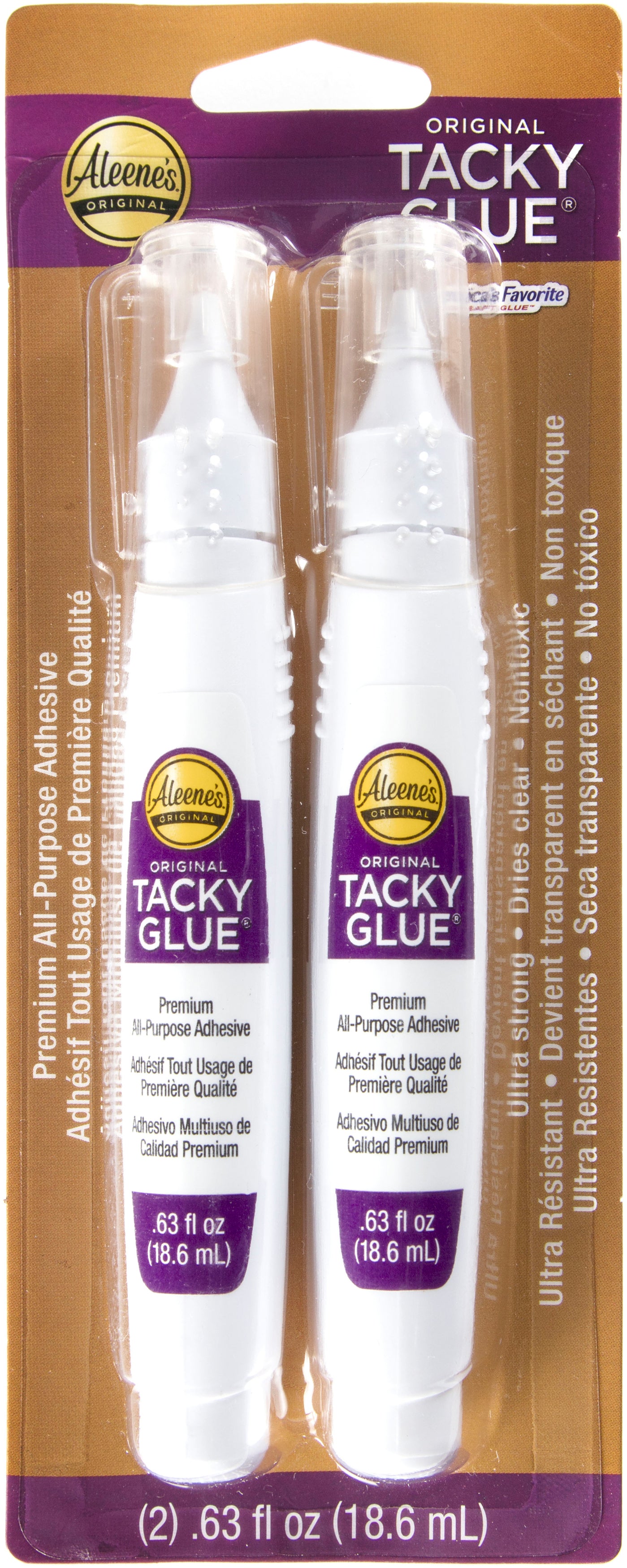 Aleene's Fast Drying Tacky Glue Pens 2/Pkg .63oz