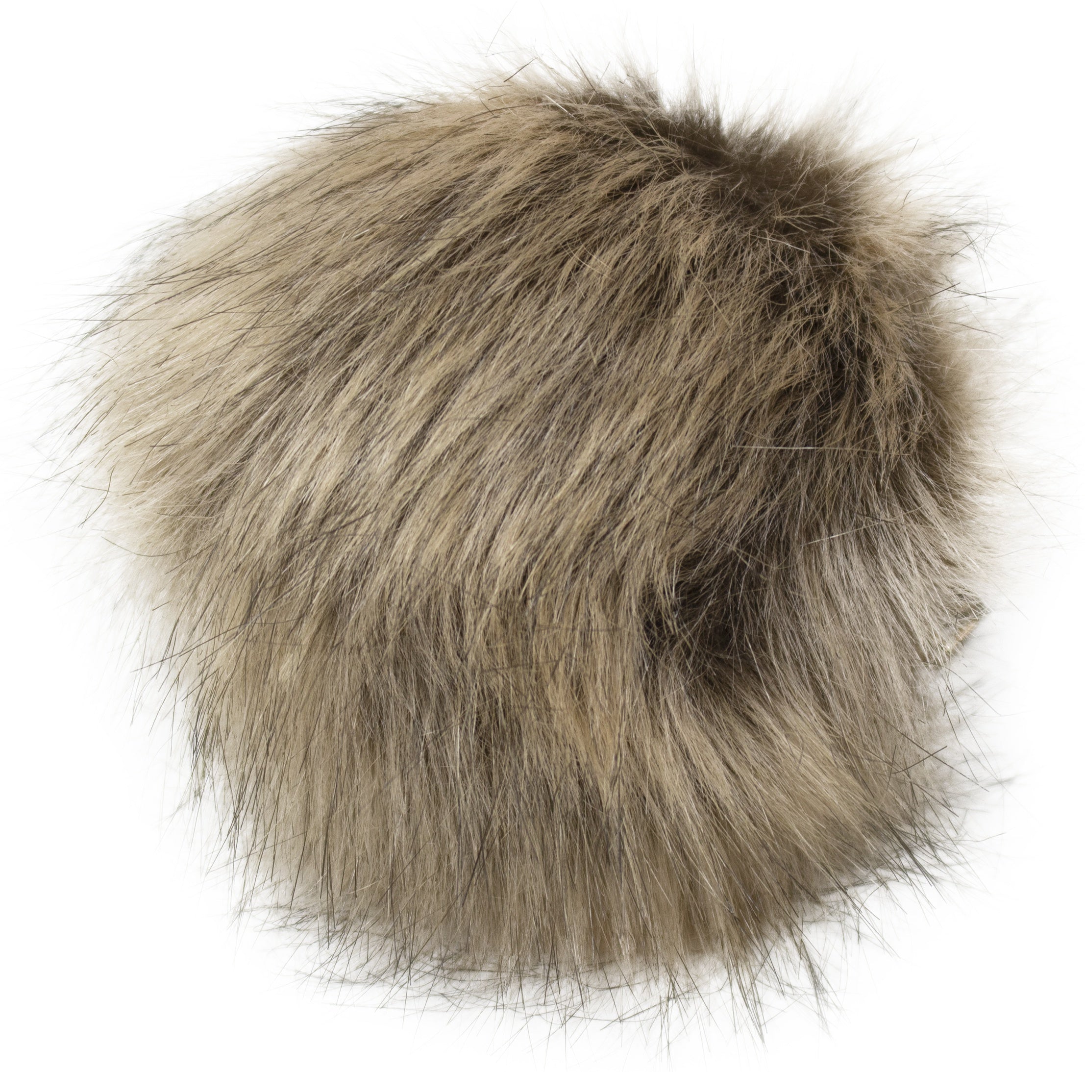 Faux Fur Pom With Loop Shepherd
