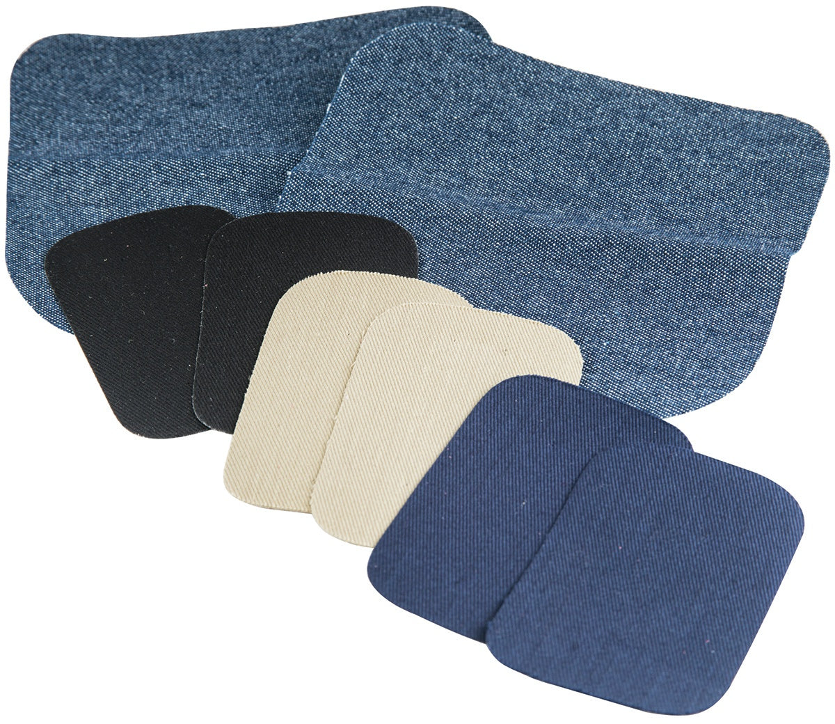 Iron-On Patches Assorted Sizes 8/Pkg Assorted Colors