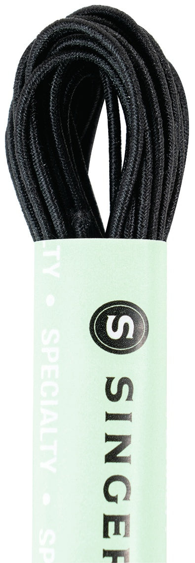Round Cord Elastic 5yd Black