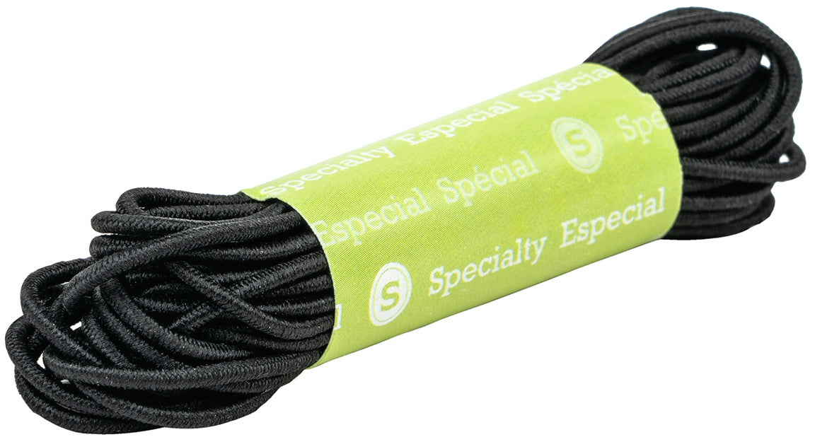 Round Cord Elastic 5yd Black