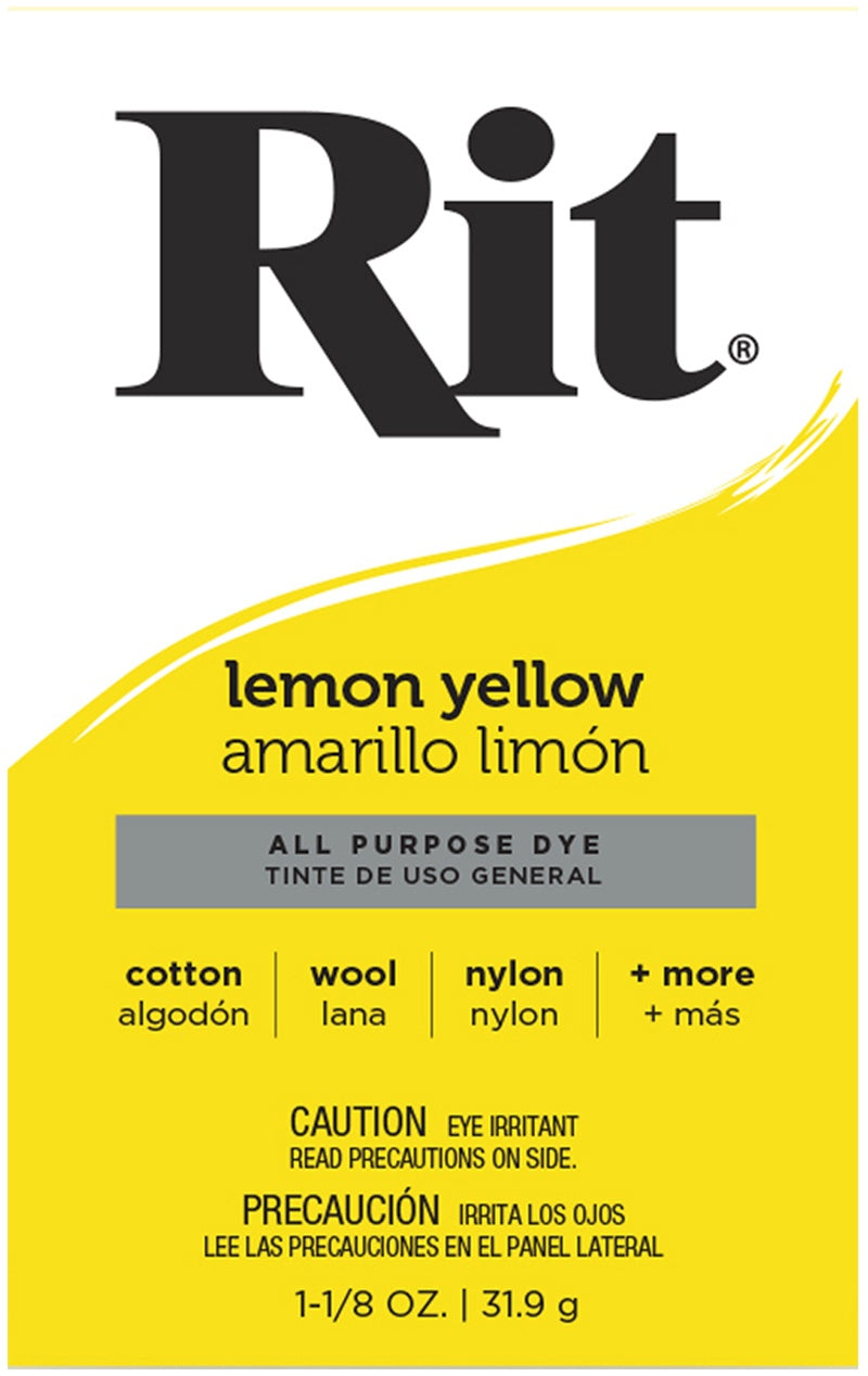 Rit Dye Powder Lemon Yellow