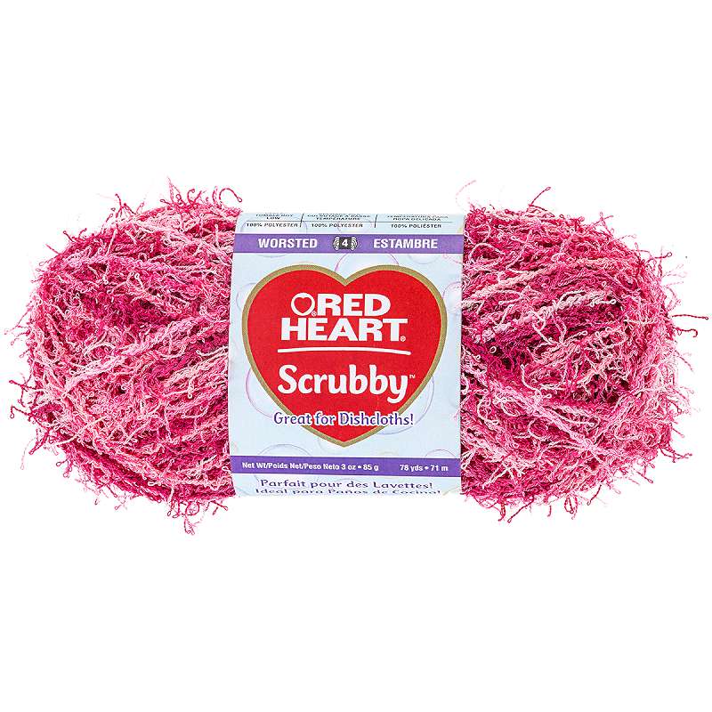 Red Heart Scrubby Yarn Candy