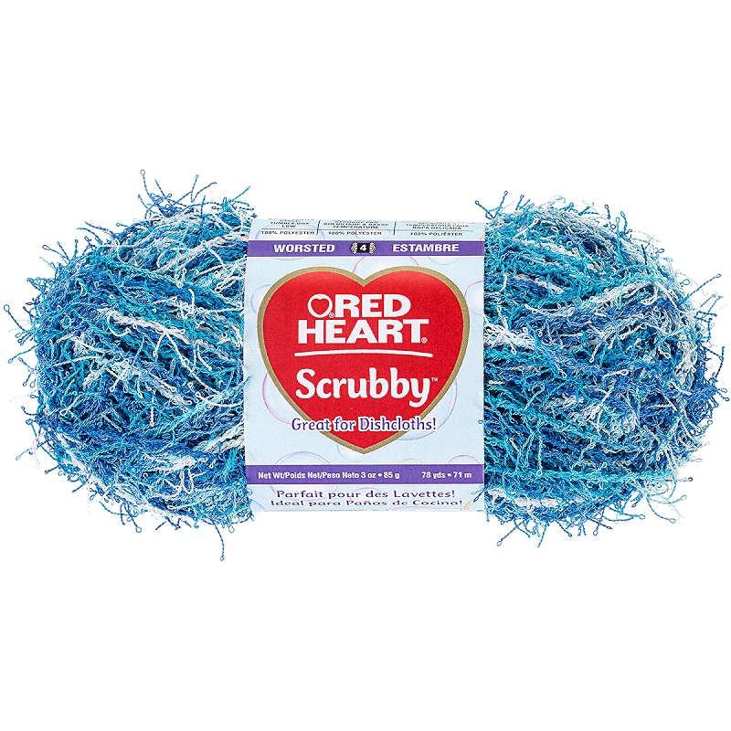 Red Heart Scrubby Yarn Waves