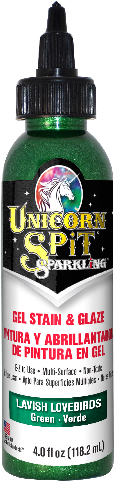 Unicorn Spit Sparkling Wood Stain & Glaze 4oz Lavish Lovebirds