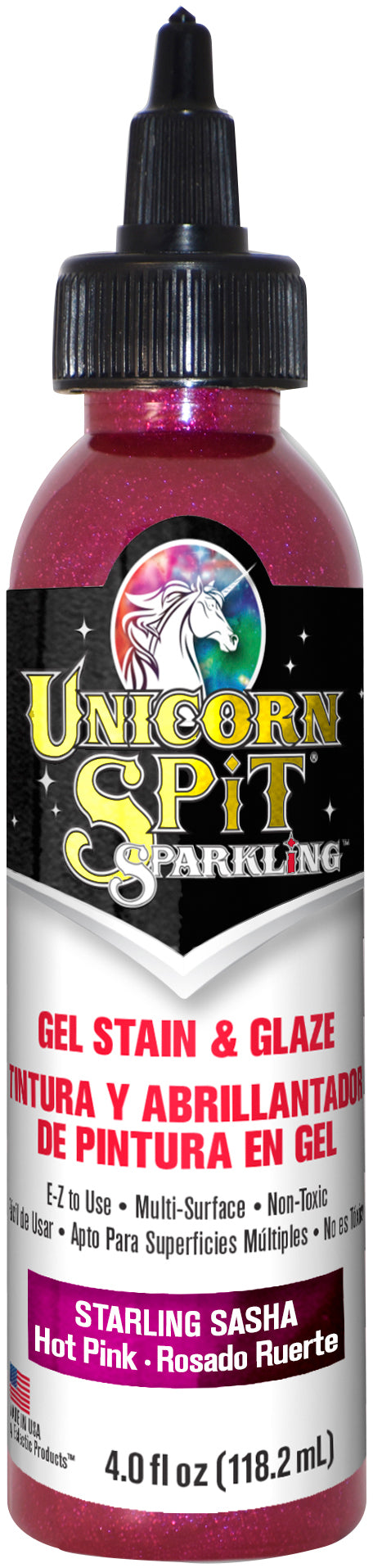 Unicorn Spit Sparkling Wood Stain & Glaze 4oz Starling Sasha