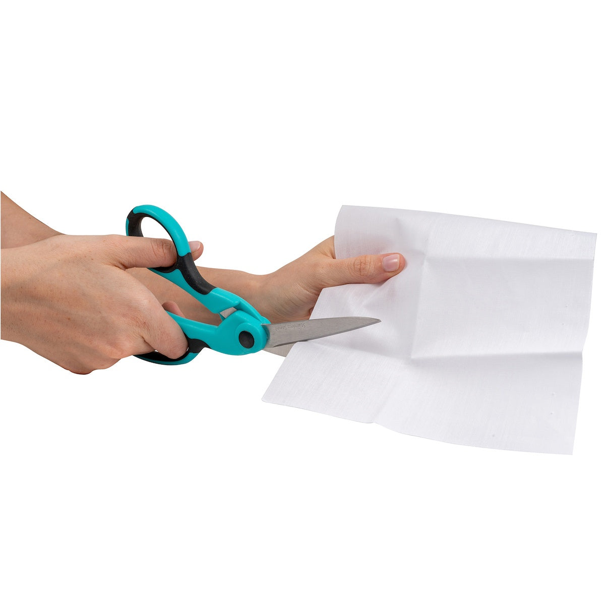 Iron-On Mending Fabric 7"X16" White