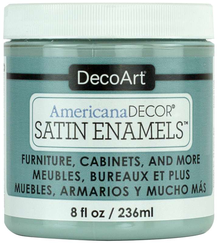 Americana Decor Satin Enamels 8oz Seaside Blue