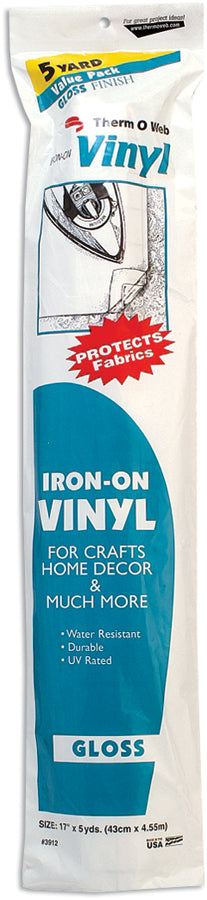 Heat'n Bond Iron-On Vinyl Gloss 17"X5yd
