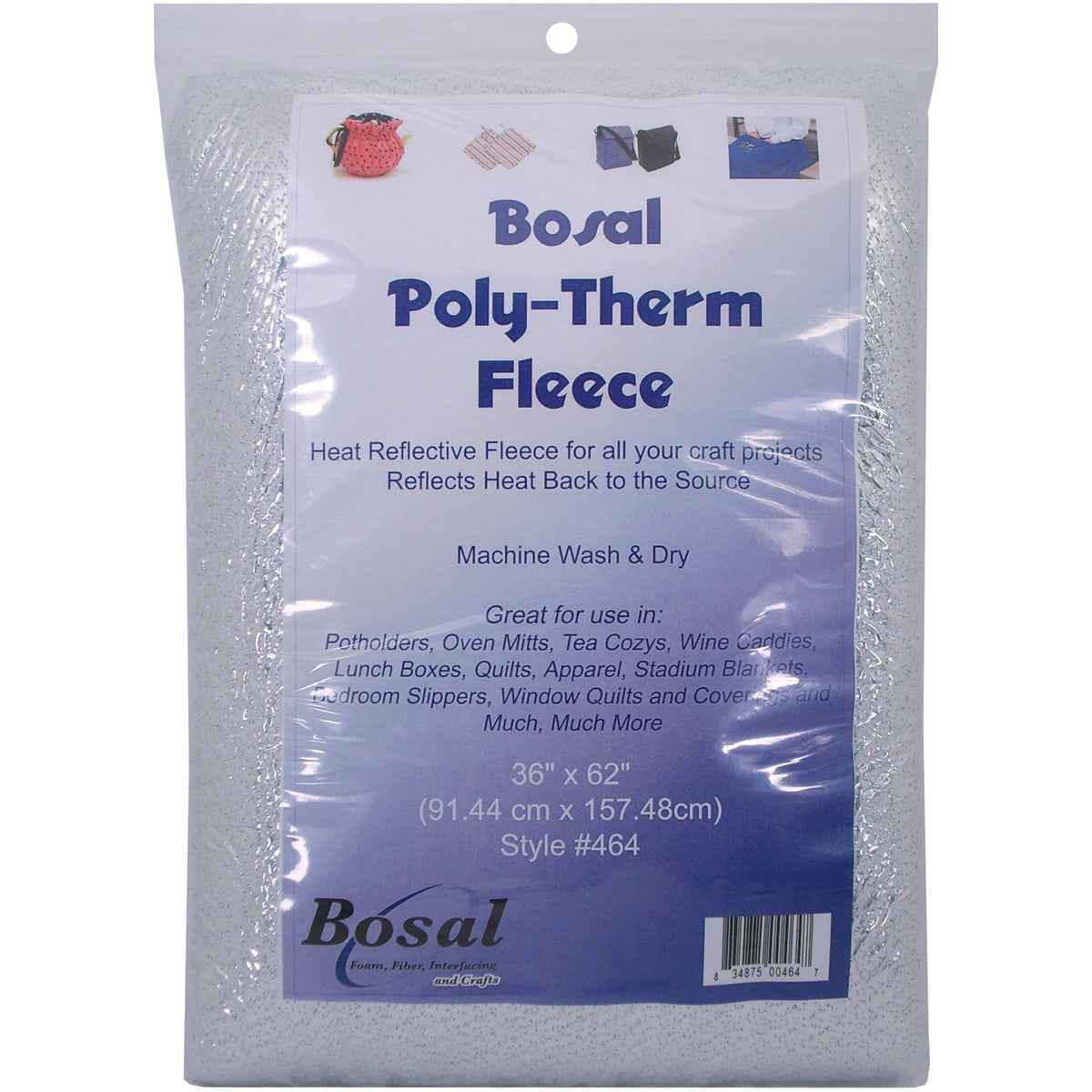 Poly-Therm Heat Reflective Fleece Silver 62"X36"