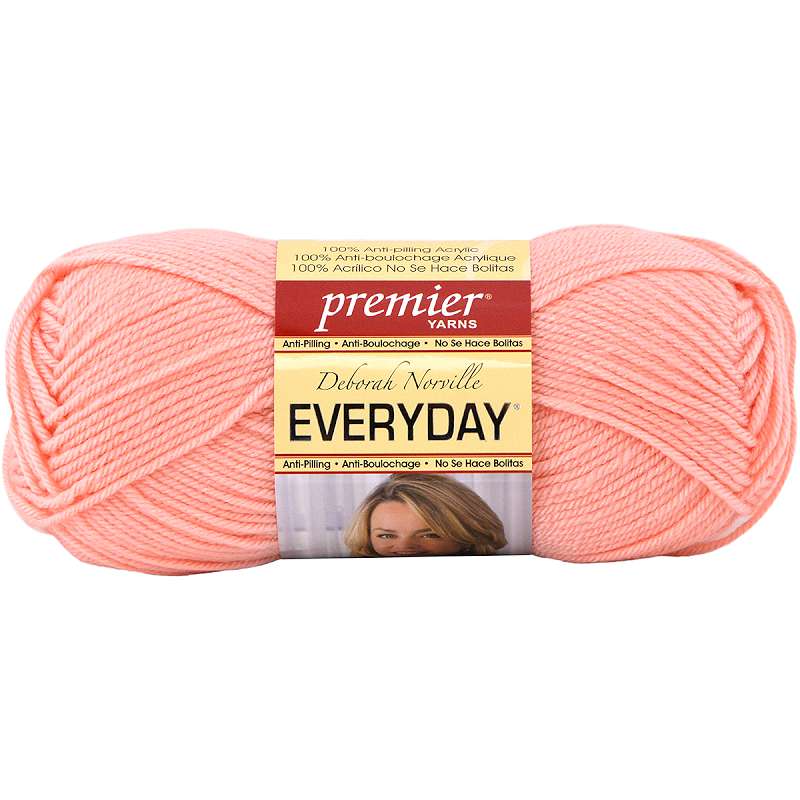 Deborah Norville Collection Everyday Solid Yarn Soft Peach