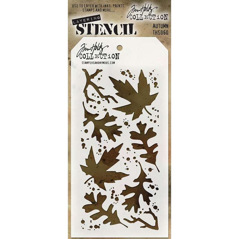 Tim Holtz Layered Stencil 4.125"X8.5" Autumn