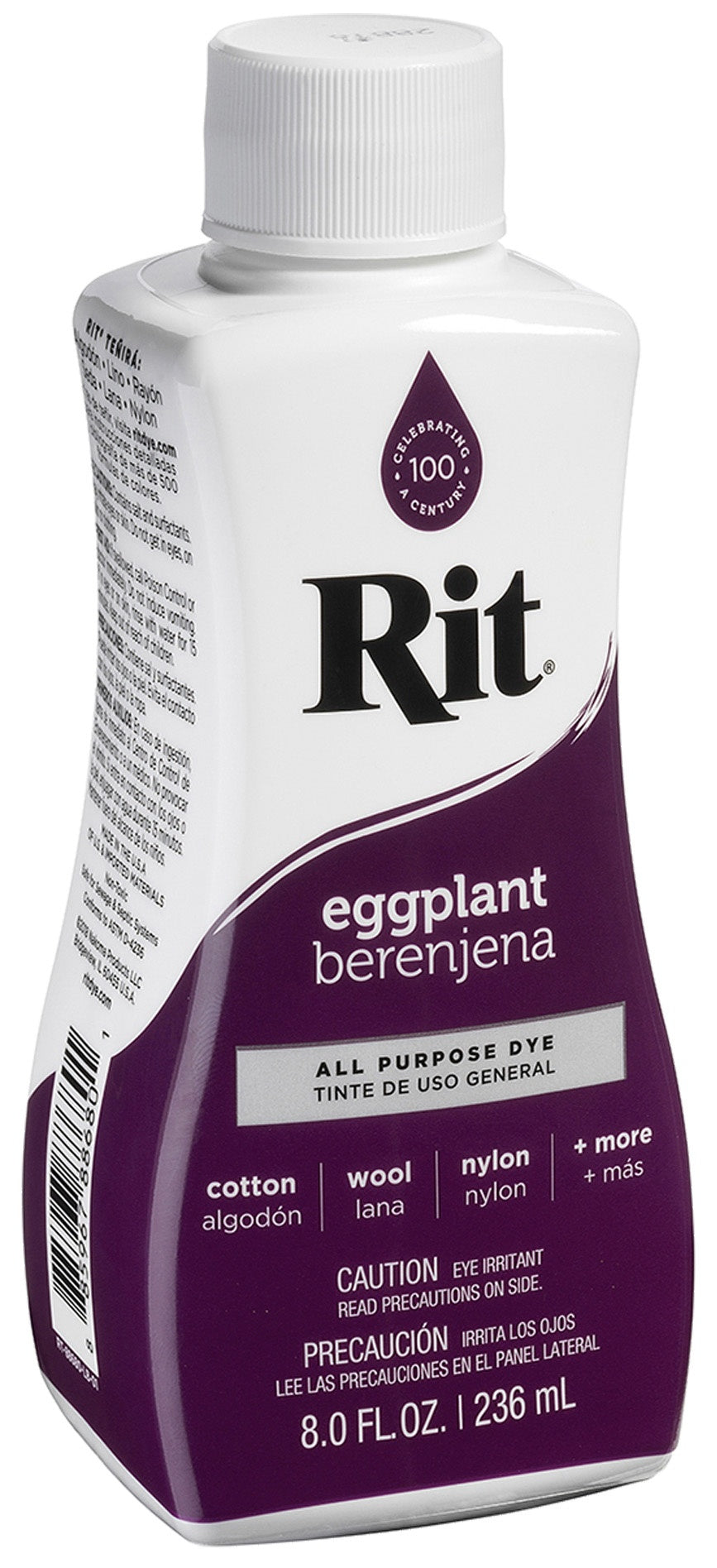 Rit Dye Liquid 8oz-Eggplant