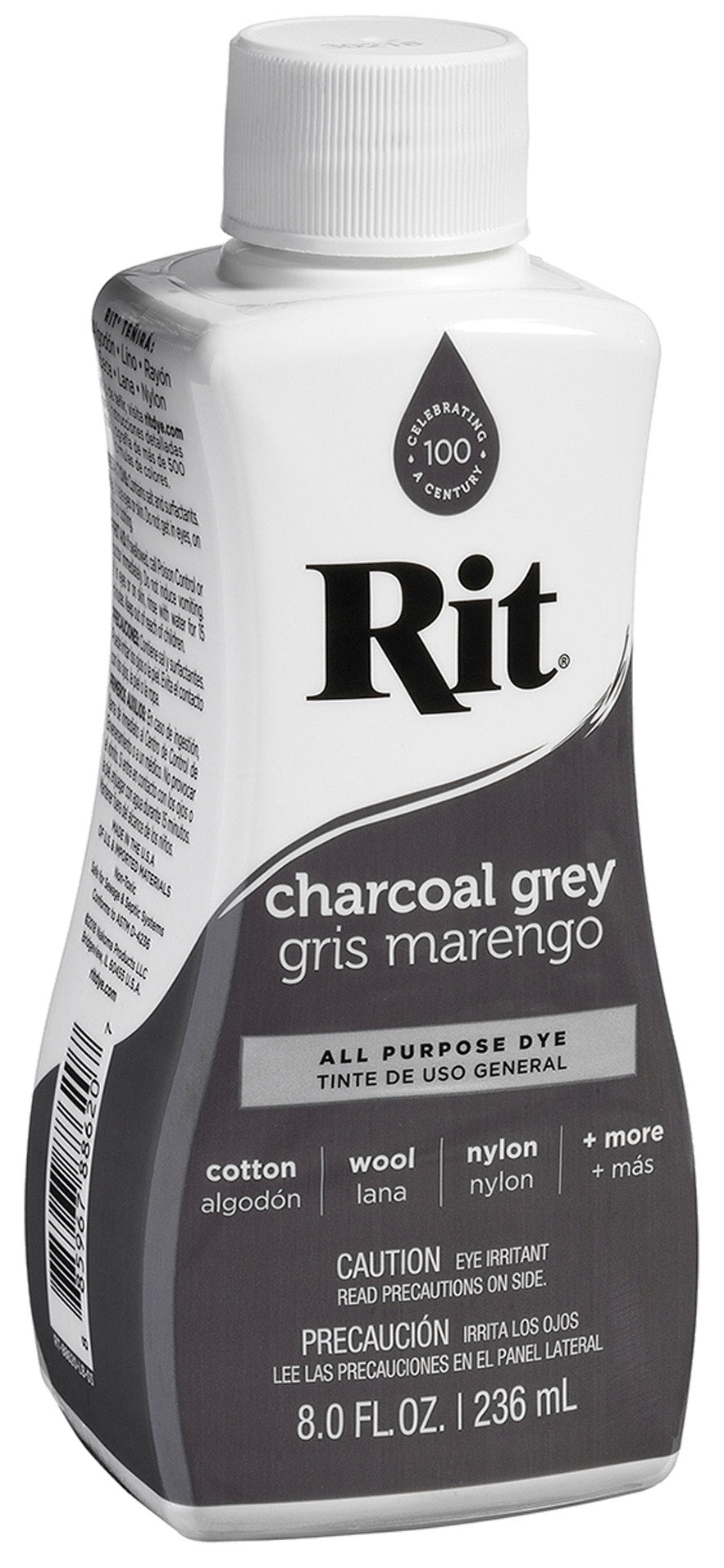 Rit Dye Liquid 8oz Charcoal Grey