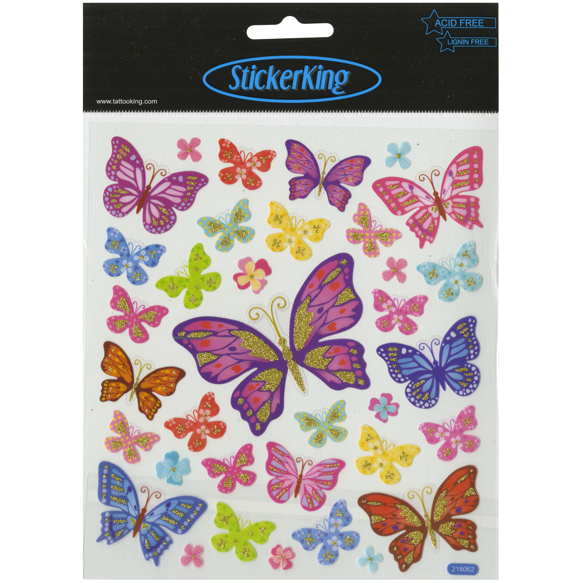 Multicolored Stickers Monarchs
