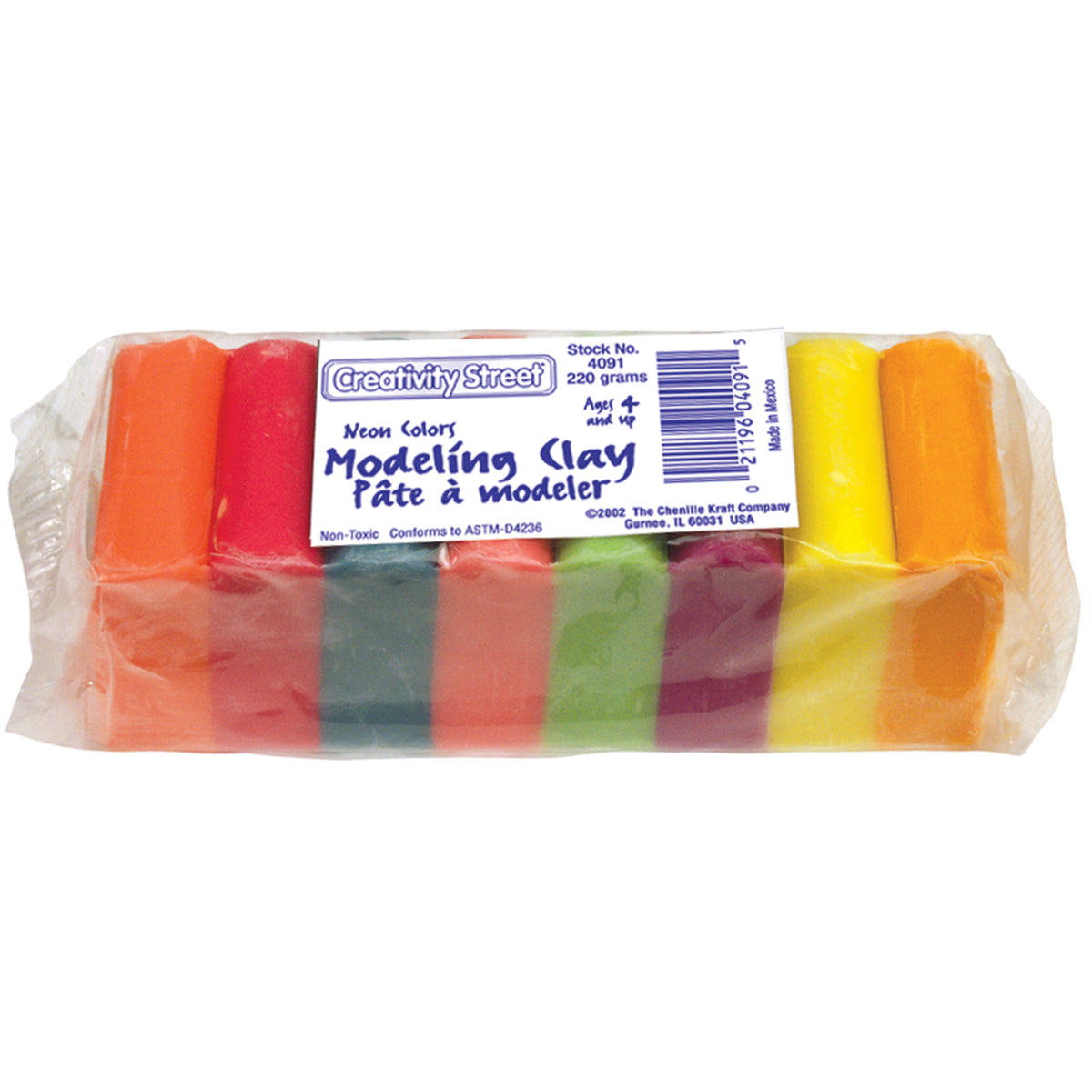 Modeling Clay 220g Neon Colors