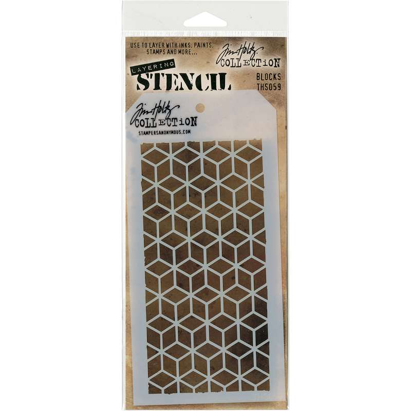 Tim Holtz Layered Stencil 4.125"X8.5" Woodland