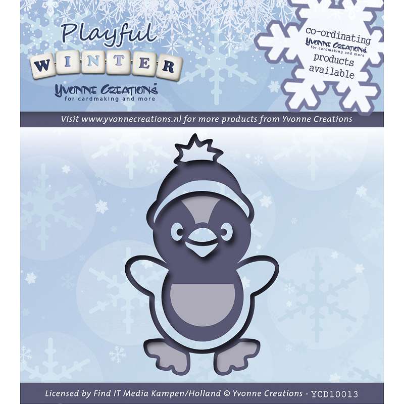 Find It Trading Yvonne Creations Playful Winter Die Penguin