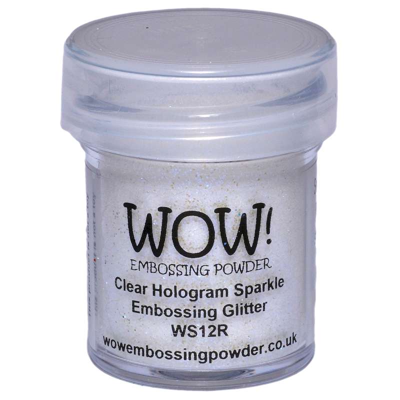 WOW! Embossing Powder 15ml Clear Hologram Sparkle