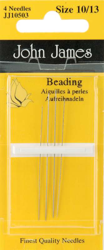 John James Beading Hand Needles Assorted Sizes 10/13 4/Pkg