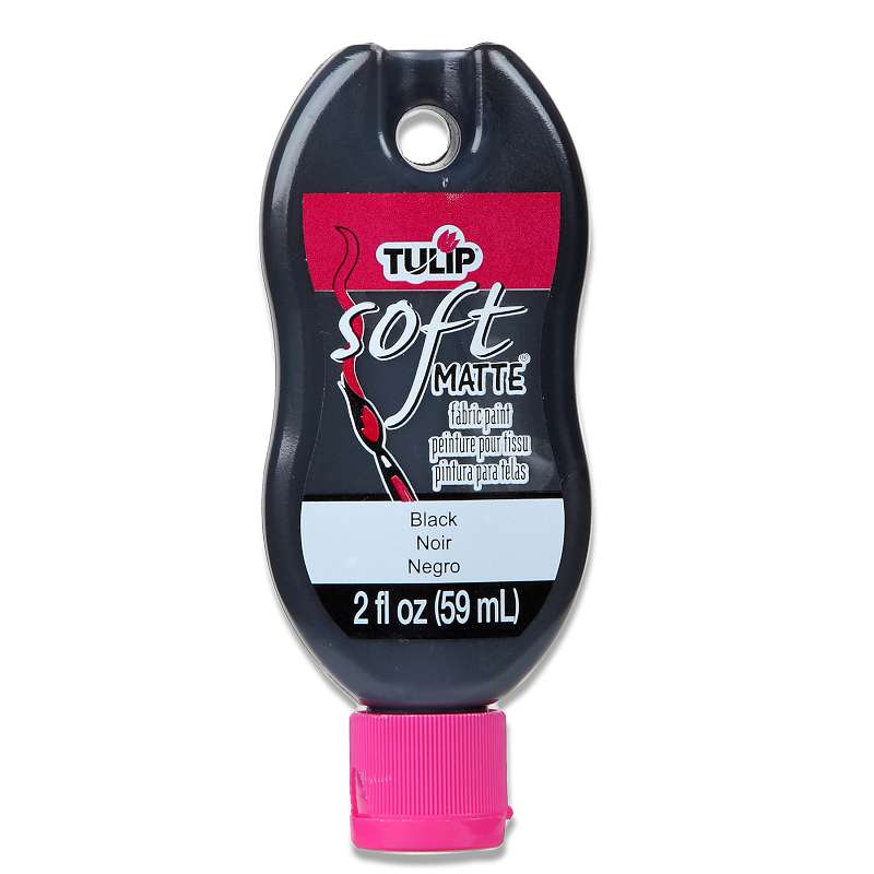 Tulip Soft Matte Fabric Paint 2oz Black