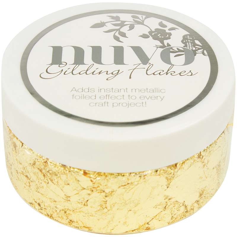 Nuvo Gilding Flakes 6.8oz Radient Gold