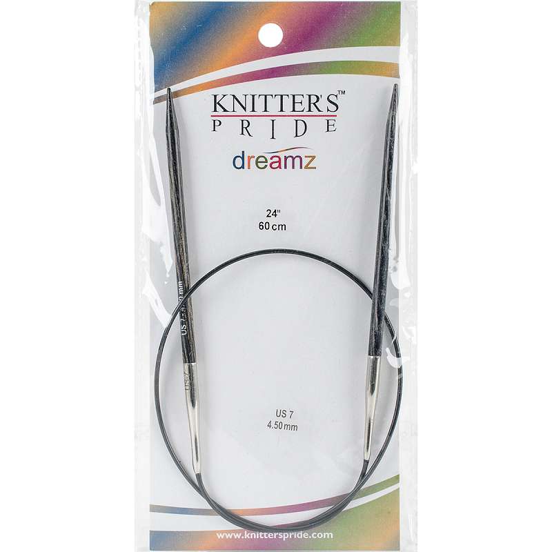 Dreamz Fixed Circular Needles 24" Size 7/4.5mm