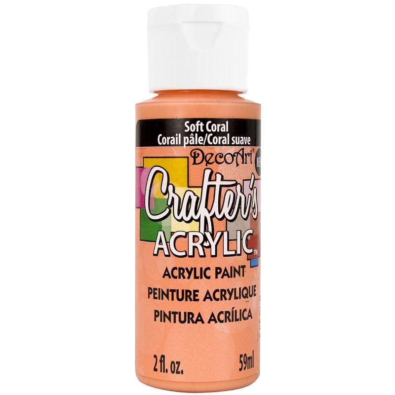 Crafter's Acrylic All-Purpose Paint 2oz Soft Coral