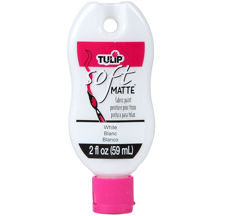 Tulip Soft Matte Fabric Paint 2oz White