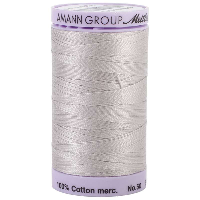 Silk Finish Cotton Thread 50wt 547yd Cloud Gray