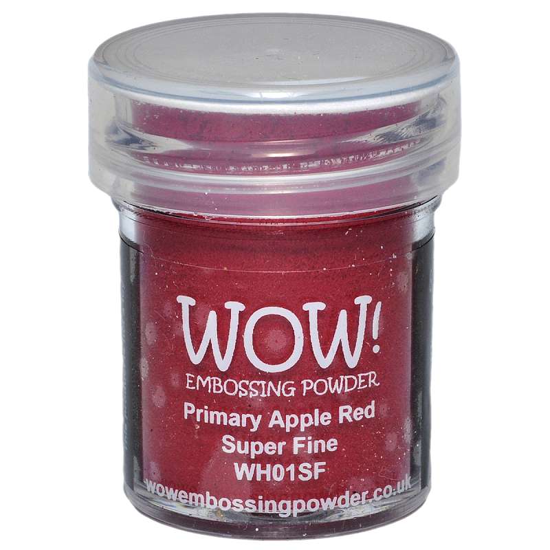 WOW! Embossing Powder Super Fine 15ml Primary Apple Red