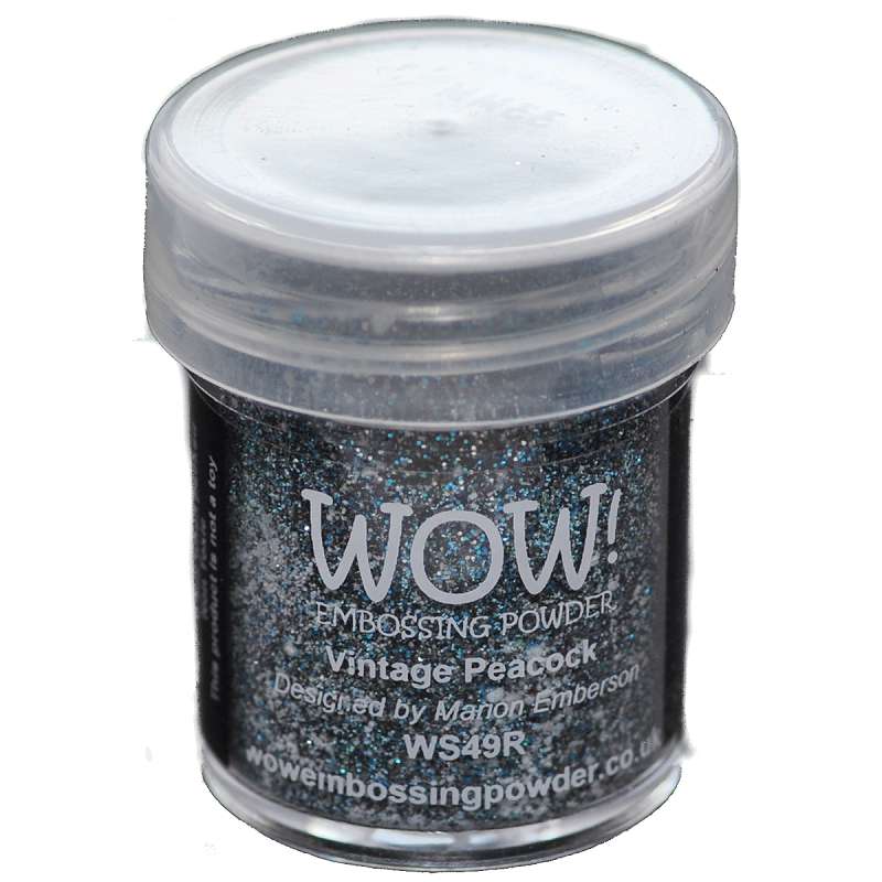 WOW! Embossing Powder 15ml Vintage Peacock
