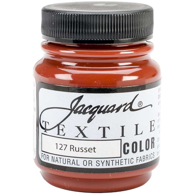 Jacquard Textile Color Fabric Paint 2.25oz Russet