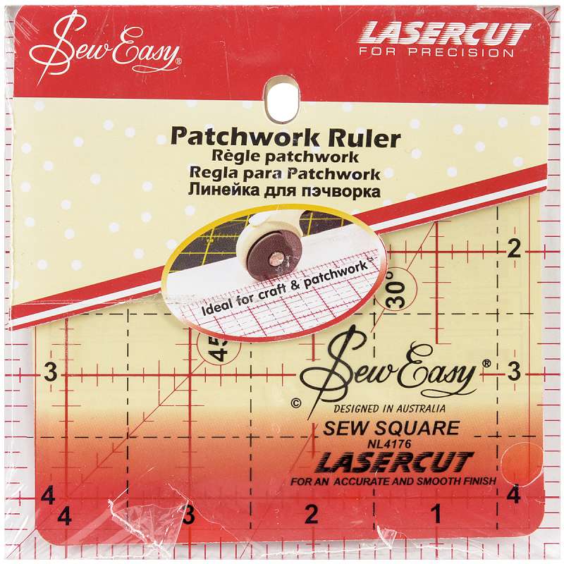 SewEasy Square Quilt Ruler 4.5"X4.5"