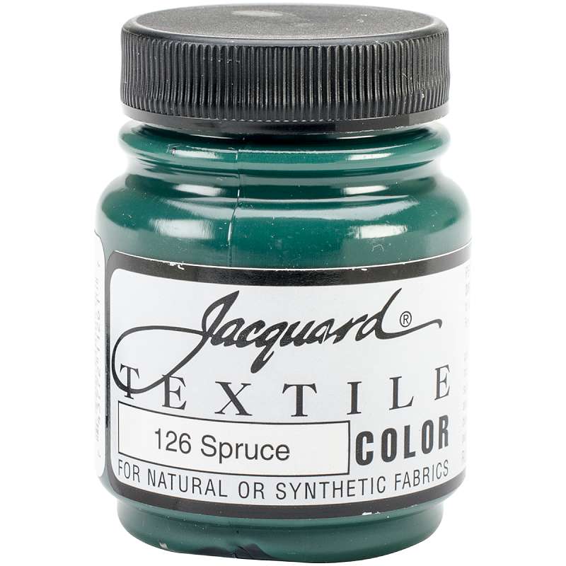 Jacquard Textile Color Fabric Paint 2.25oz Spruce