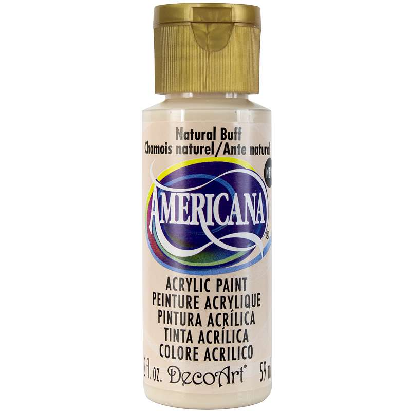 Americana Acrylic Paint 2oz Natural Buff - Opaque