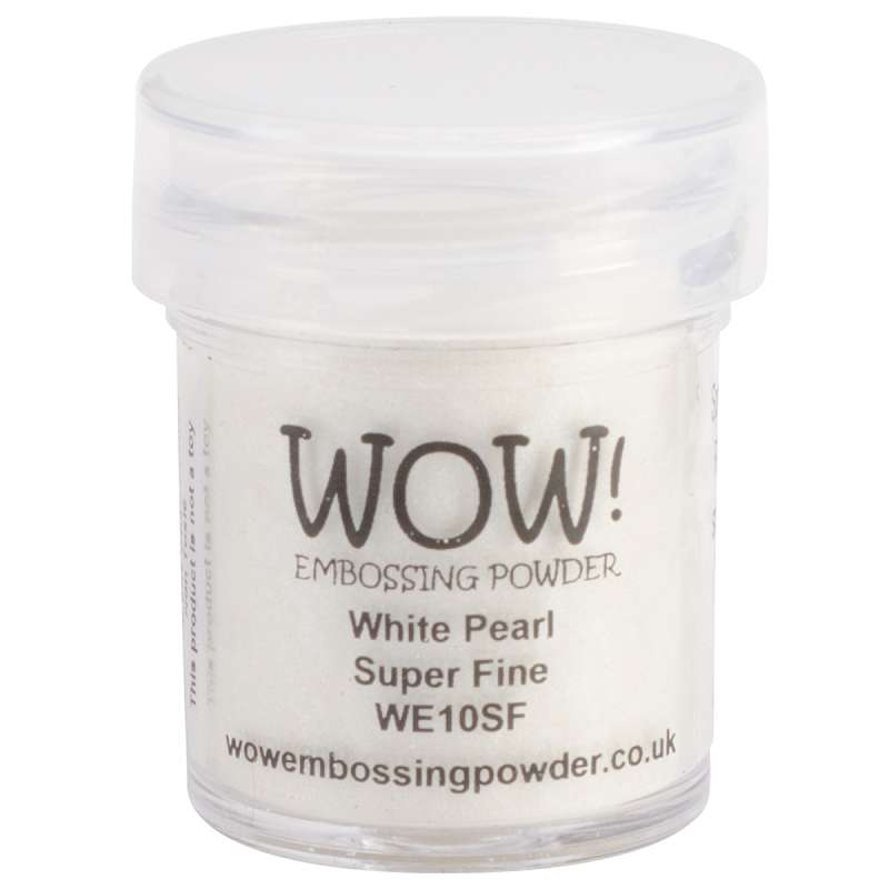 WOW! Embossing Powder Super Fine 15ml White Pearl