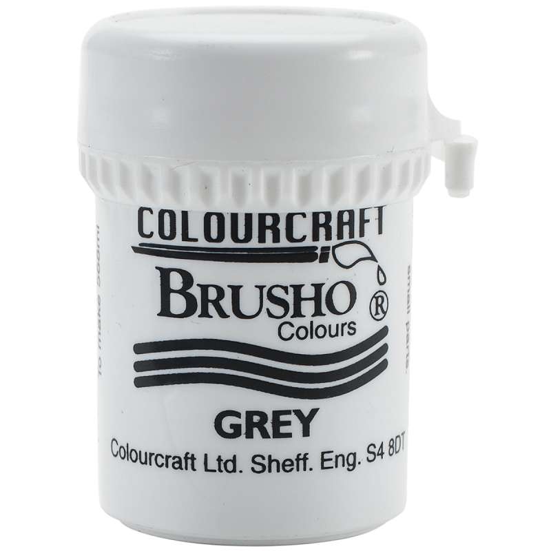 Brusho Crystal Colour 15g Grey
