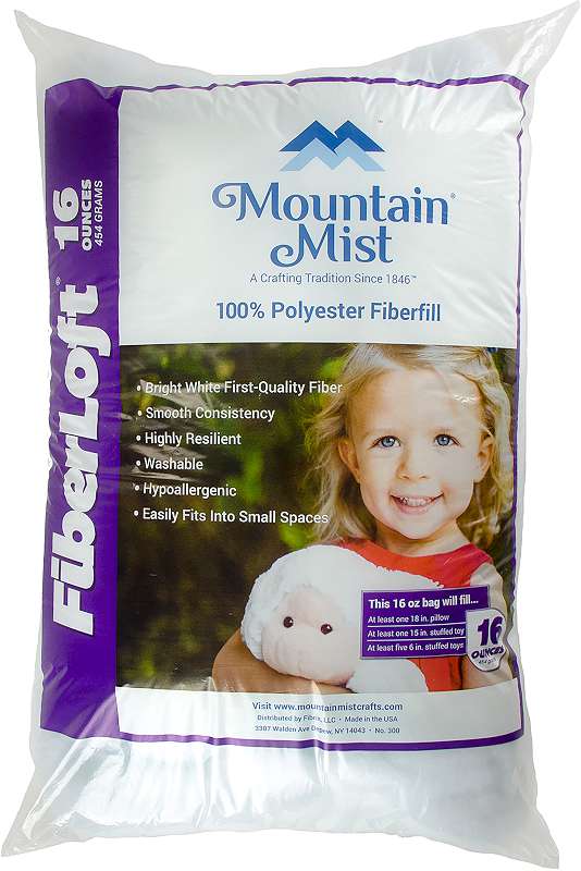 Fiberloft Polyester Stuffing 16oz FOB: MI