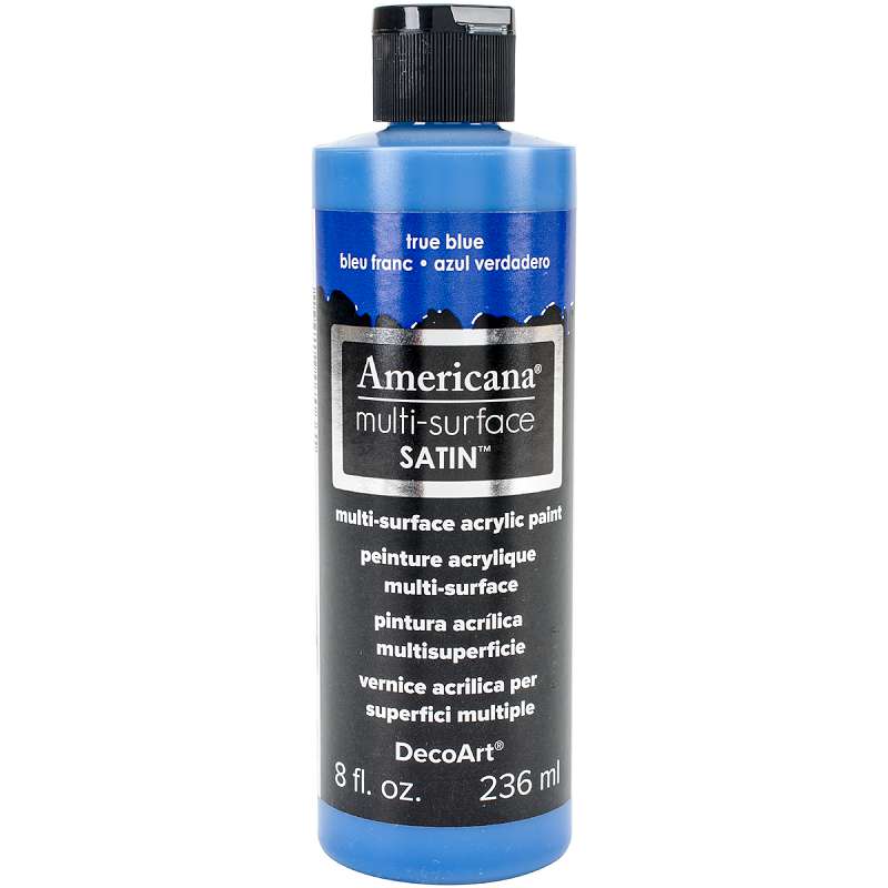 Americana Multi-Surface Satin Acrylic 8oz True Blue