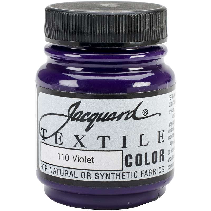 Jacquard Textile Color Fabric Paint 2.25oz Violet