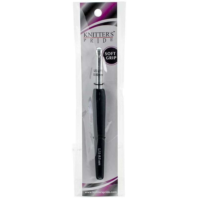 Aluminum Silver Crochet Hook Size L/8mm