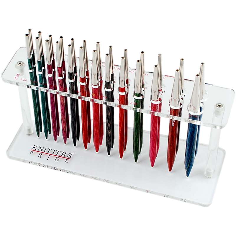 Acrylic Interchangeable Needle Rack - Empty Holds 13 Pairs Of Needles