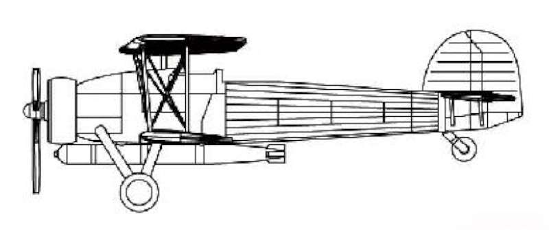 1/350 Fairey Swordfish British BiPlane Aircraft Set 