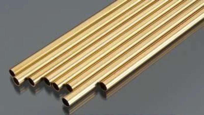 7/32"x12" Round Brass Tube .014 Wall (1)