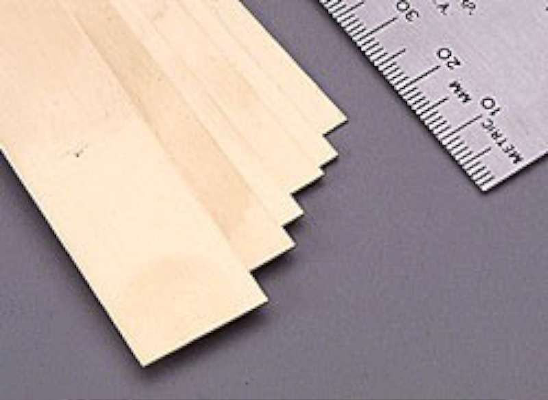 .025"x3/4"x12" Brass Strips (1)