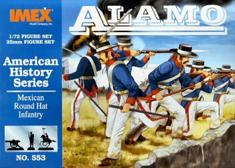 1/72 Alamo Mexican Round Hat Infantry (49)